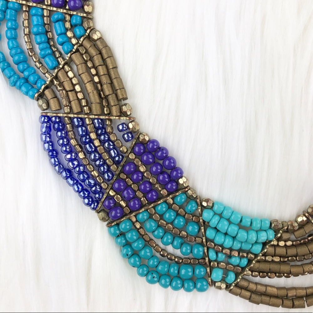 Shades of Blue Necklace - Picture 5 of 6